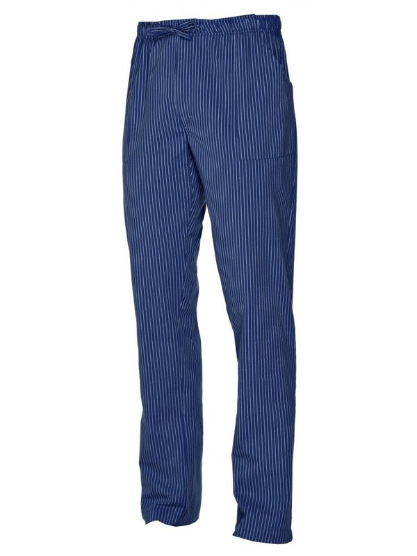 PANTALONE CUOCO GESSATO ENRICO GIBLOR'S BLU