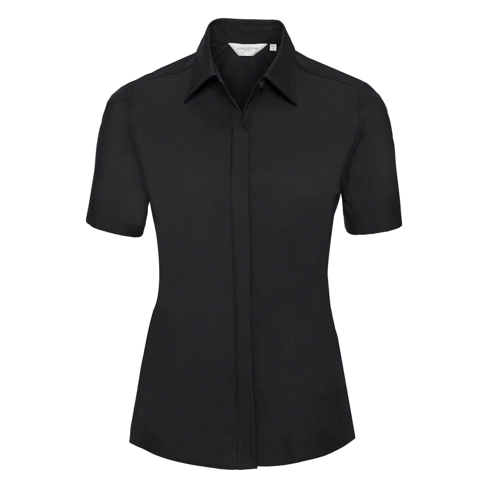 CAMICIA DONNA LUXURY STRETCH MANICA CORTA RUSSEL