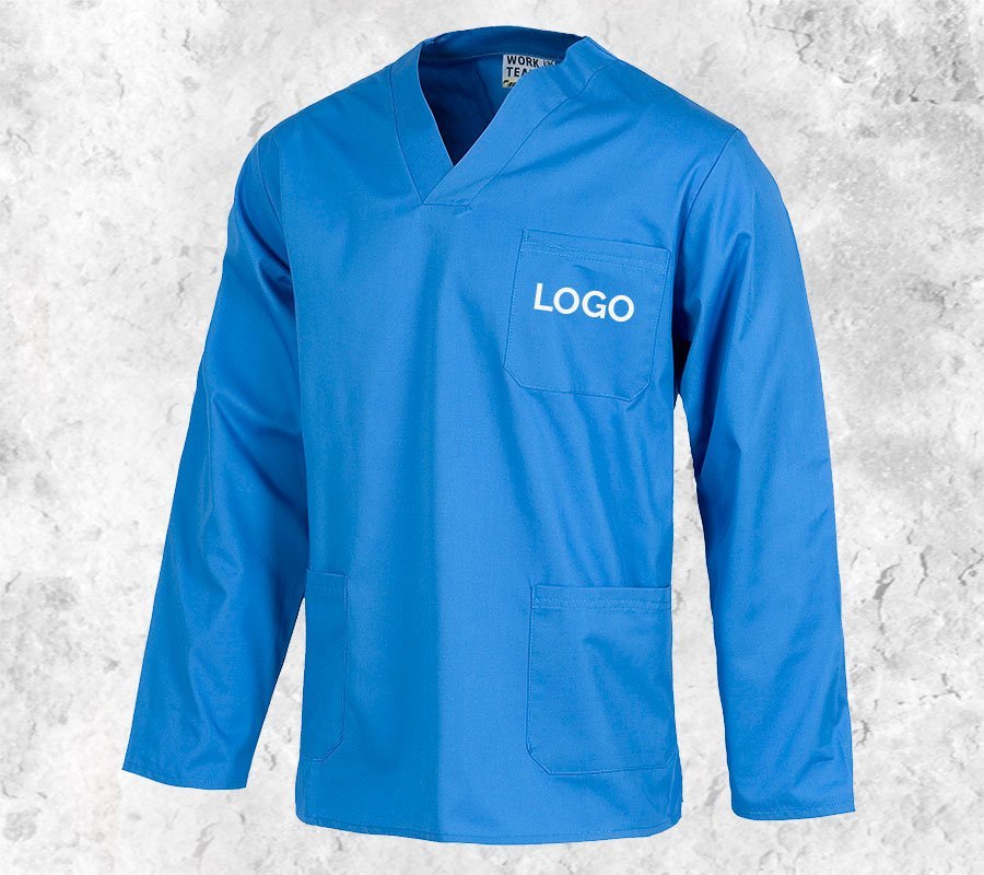 CASACCA OPERATORE SANITARIO MANICA LUNGA WORK TEAM