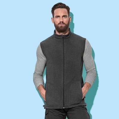 GILET UOMO PILE ANTI-PILLING STEDMAN