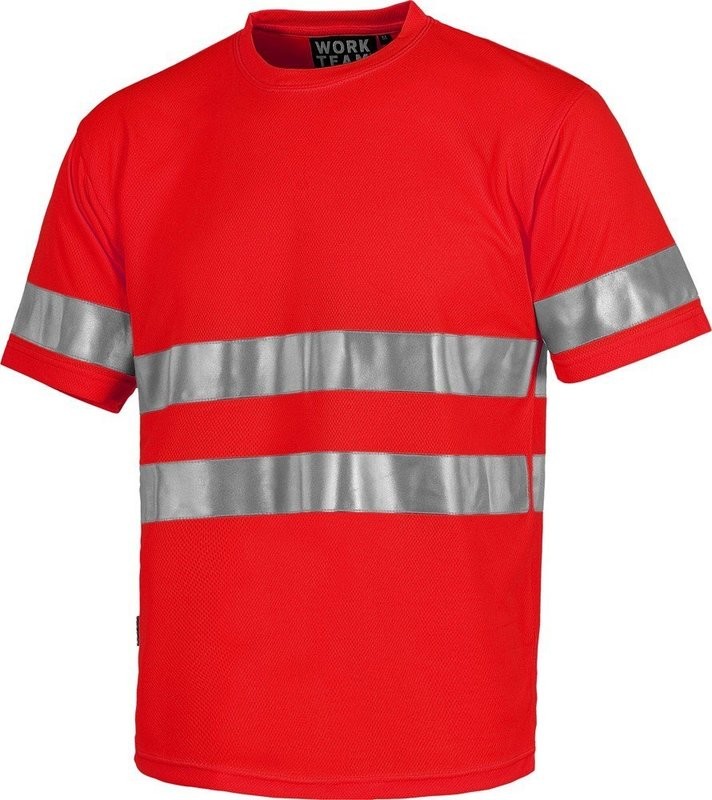 T-SHIRT MANICA CORTA ALTA VISIBILITA' WORKTEAM