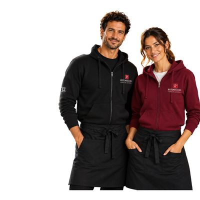 FELPA CAPPUCCIO ZIP UOMO JHK