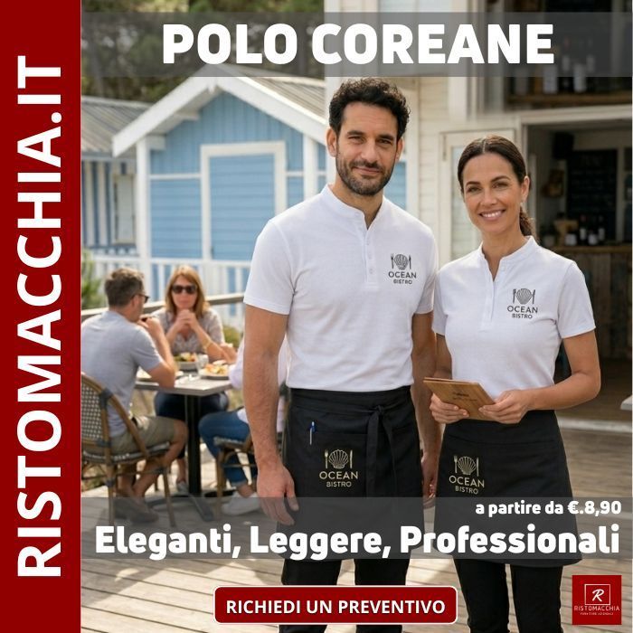 POLO COREANA COTONE FRESCHE E LEGGERE