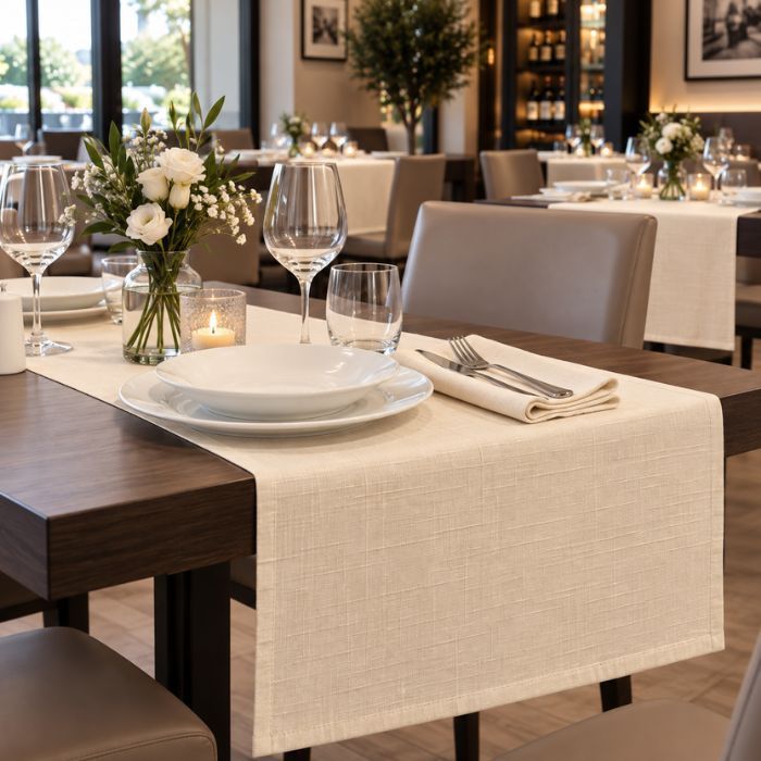 Runner per Ristorante 100% poliestere - Easy no stiro Idrorepellente Runner per Ristorante 100% poliestere - Easy no stiro Idrorepellente