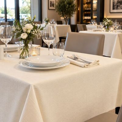 Tovaglia per Ristorante - Easy no stiro Idrorepellente cm 120 x 120 Tovaglia per Ristorante - Easy no stiro Idrorepellente cm 120 x 120