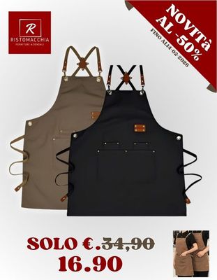 Grembiule ChefStyle RistoPro regolabile