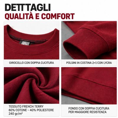 FELPA GIROCOLLO LEGGERA