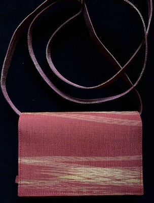 Red Jazz Ikat Purse (Removal Strap)