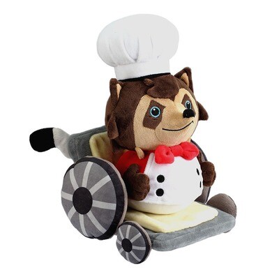 Overcooked Raccoon Chef Plush and Pin Overcooked Raccoon Chef Plush and Pin