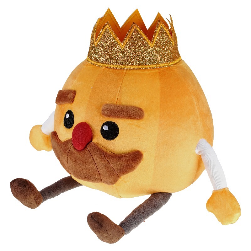 Overcooked Onion King Plump Plush and Pin