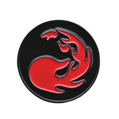 Magic The Gathering: Red Mana Pin Magic The Gathering: Red Mana Pin