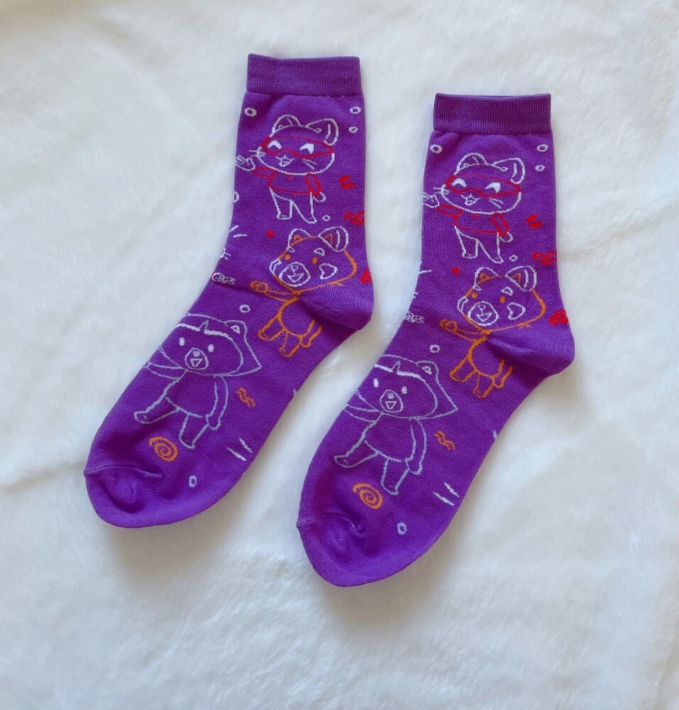 Catnip Bravo and Friends Socks