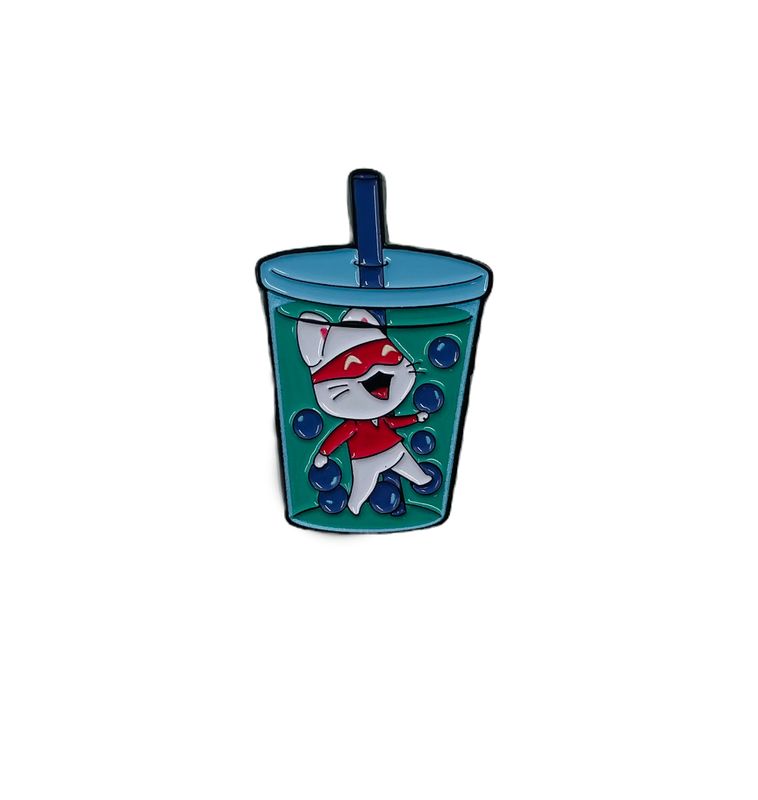 Catnip Bravo: Catnip Bravo Boba Tea Pin