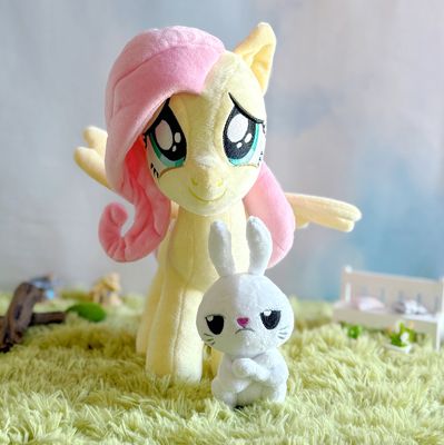 My Little Pony Fluttershy with Angel Bunny Deluxe Plush