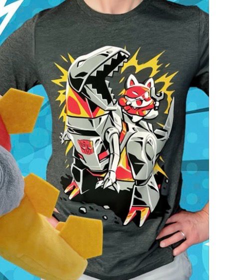 Catnip Bravo X Transformers: Grimlock and Catnip Bravo Shirt