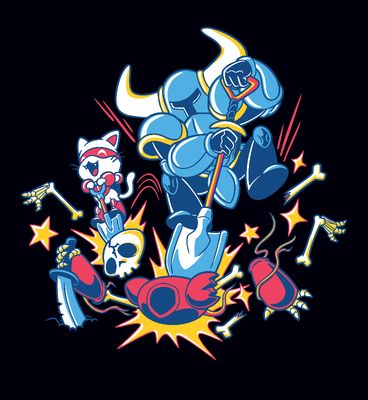 Catnip Bravo X Shovel Knight T-Shirt