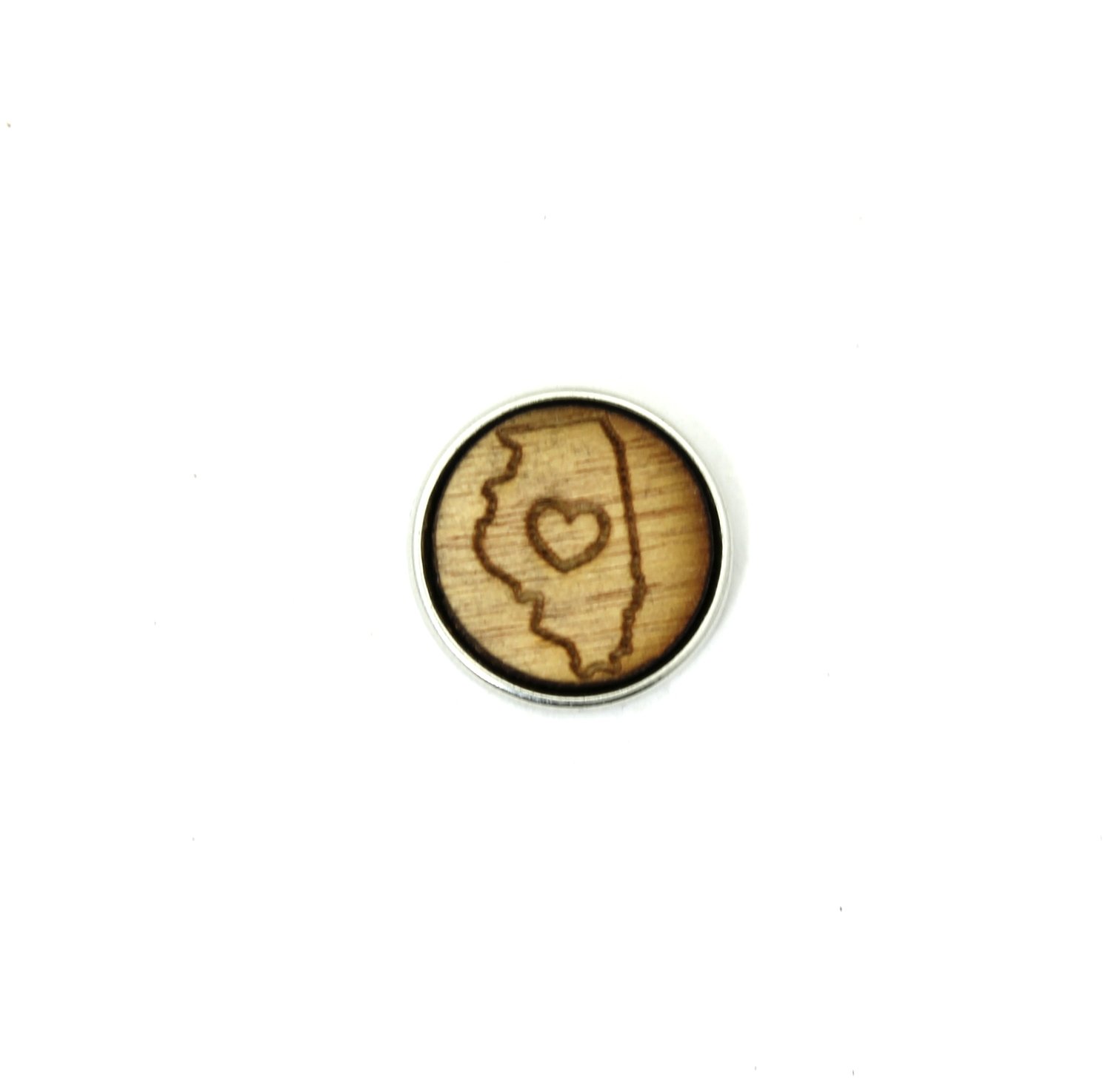 ♡ - Illinois - Diffusing Locket Wood Snap