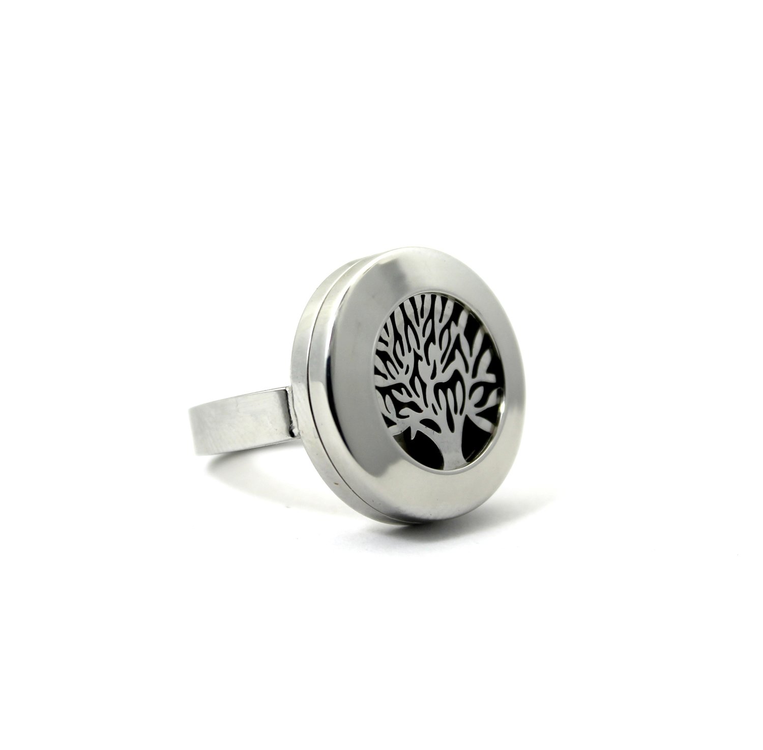 Tree of Life Diffusing Locket Ring - Interchangeable