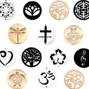 Interchangeable Face Plates - Pendants/Bracelets - 25mm