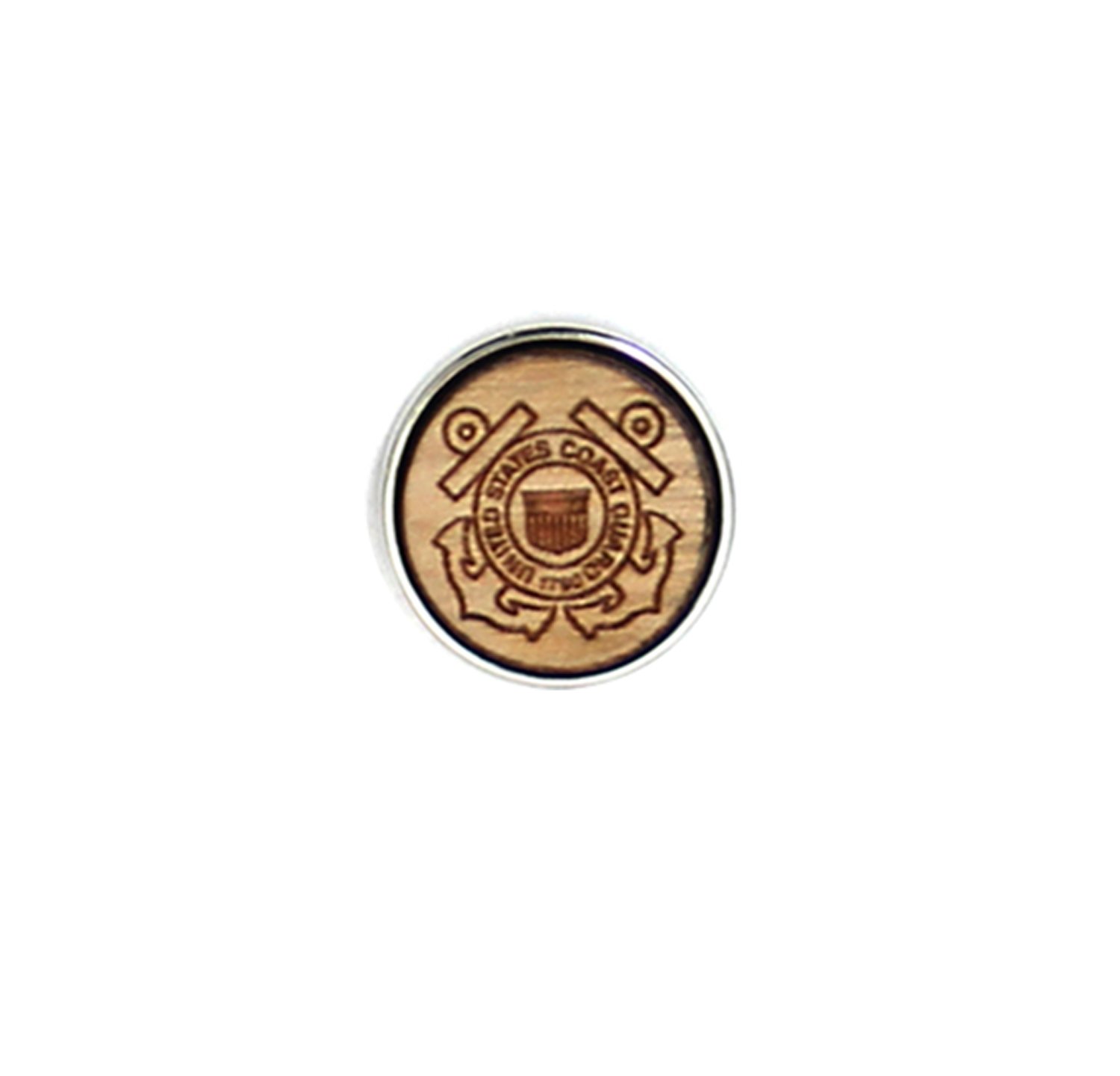 Coast Guard Shield - Diffusing Locket Wood Snap