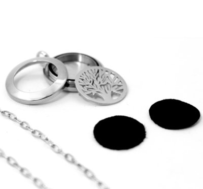 Interchangeable Silver Tone Twist Pendants