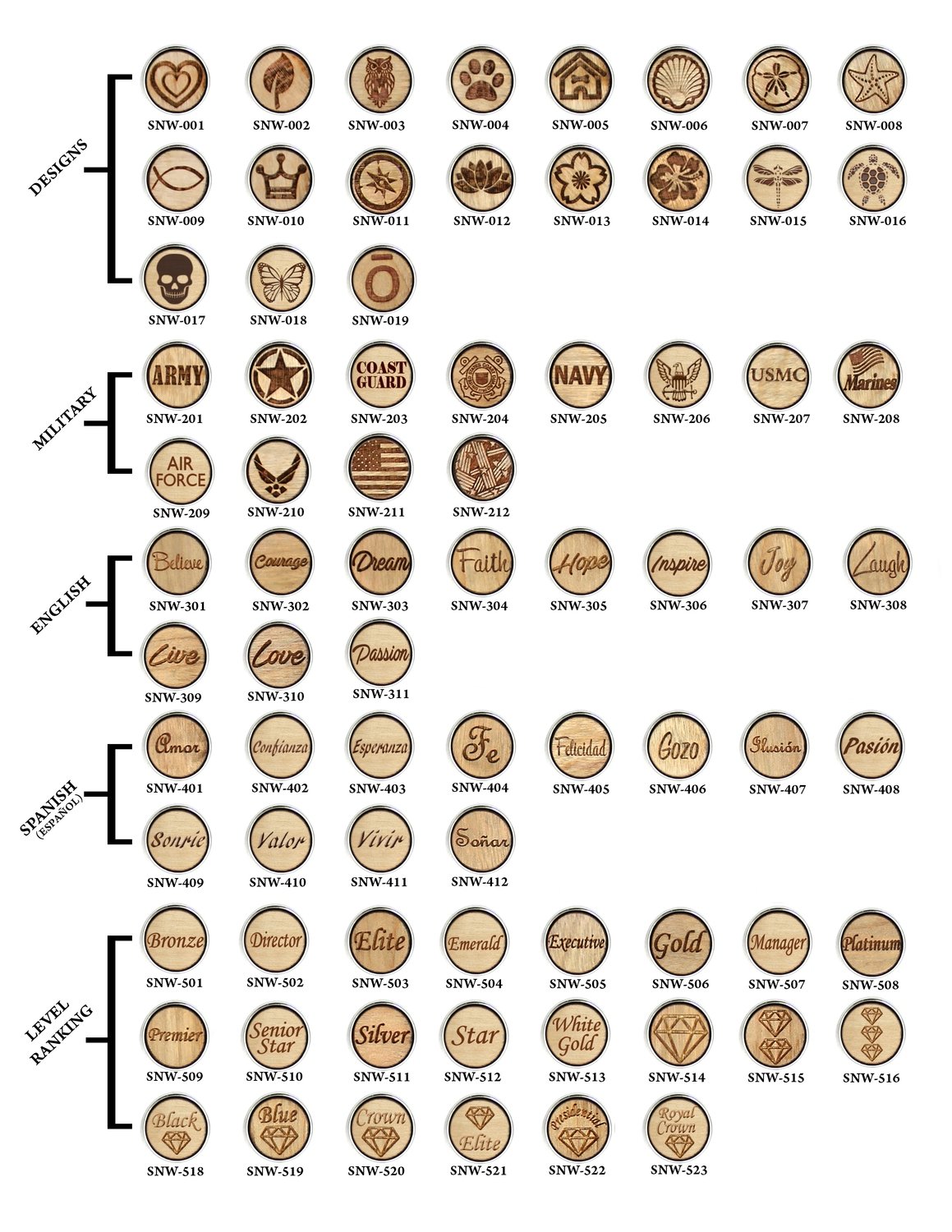 Diffusing Locket with White Braided Leather Bracelet - includes one free Wood Snap, View Wood Snaps: Design