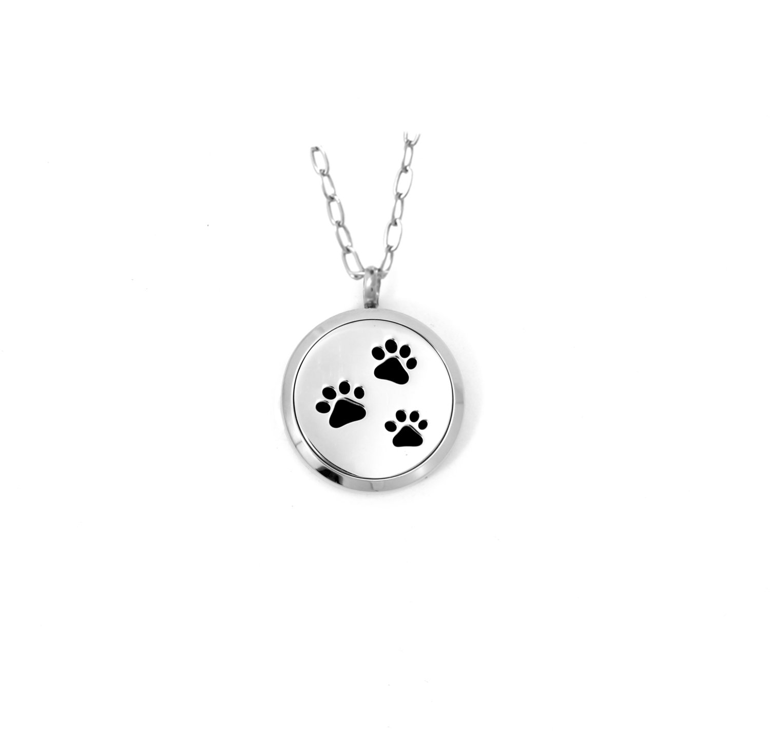 Diffusing Magnetic Paws Pendant - includes Two Leather Inserts