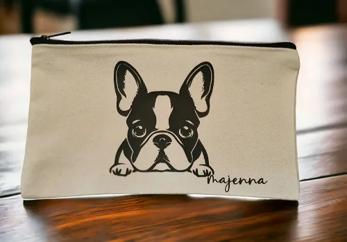 Tasche mit süßer Bulldogge