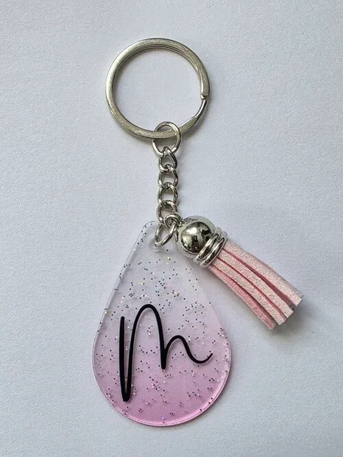 Schlüsselanhänger mit Anfangsbuchstabe