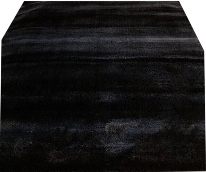 Teppich LUCCA 18mm uni samtschwarz - 150x160cm Teppich LUCCA 18mm uni samtschwarz - 150x160cm