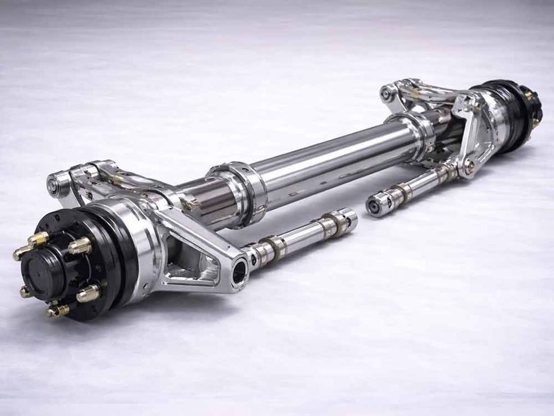 Komplette Pendelachse