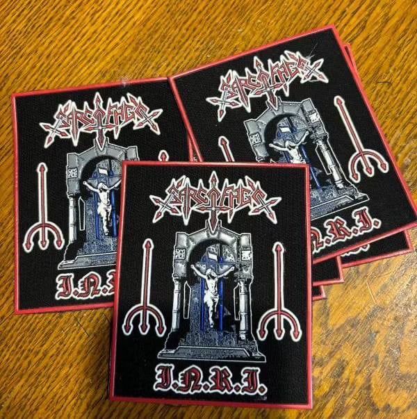 Sarcofago - I.N.R.I  Rubber Patch