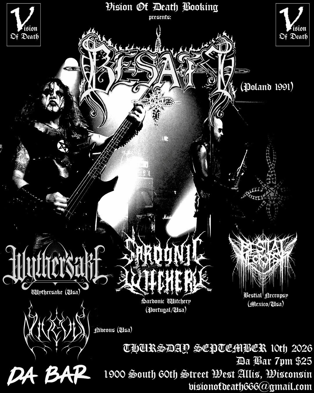 Besatt -  West Allis Wisconsin 9/10/26 (Da Bar)