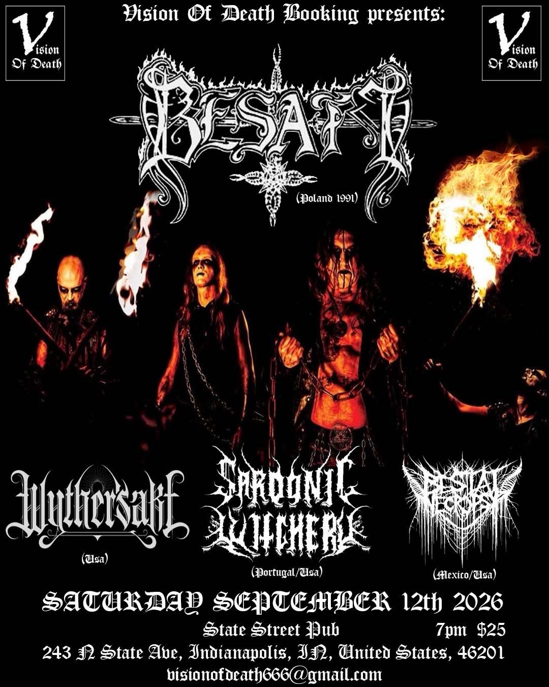 Besatt - Indianapolis Indiana (State Street Pub) 9/12/26
