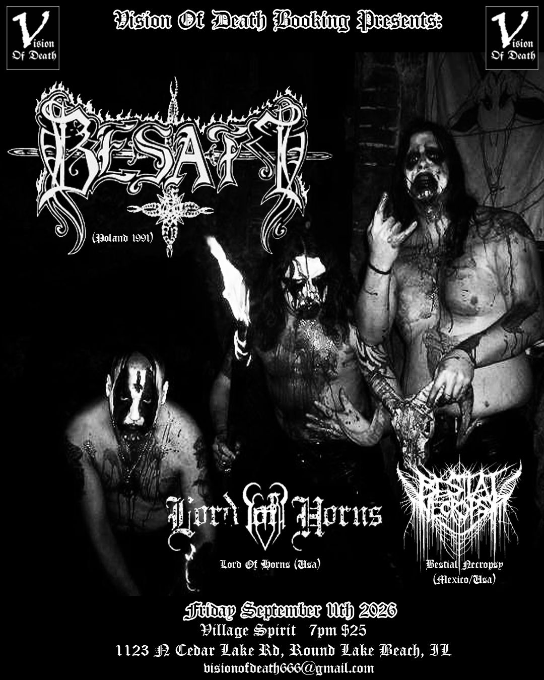 Besatt - Long Beach Illinois 9/11/26 (The Village Spirit)