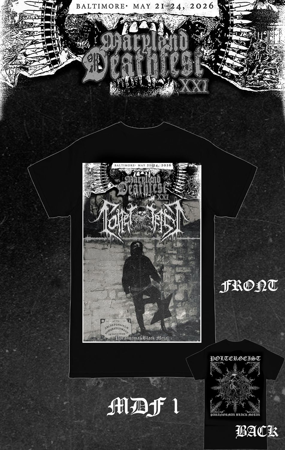 Poltergeist - MDF 1 T shirt