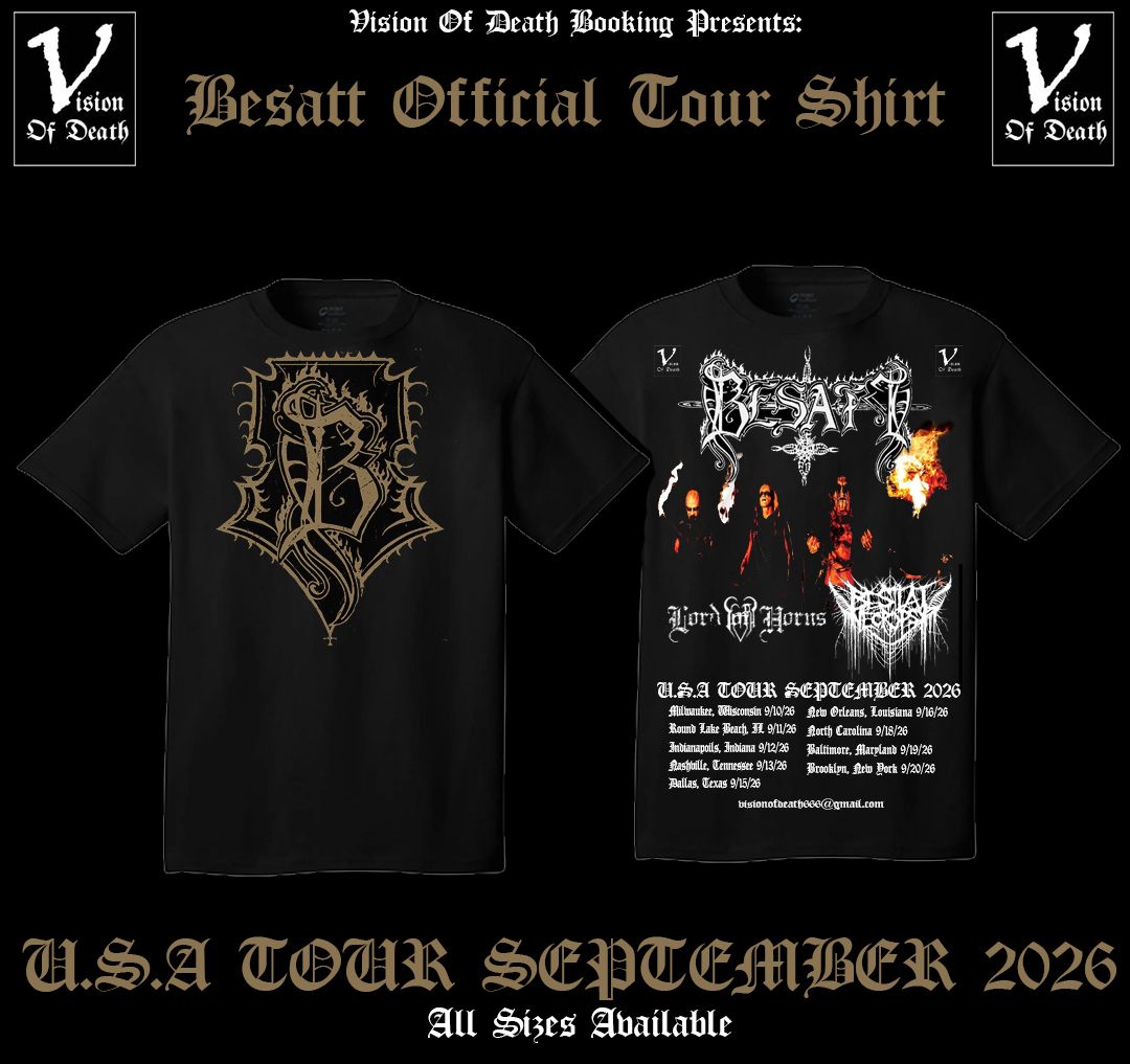 Besatt Official Tour Shirt