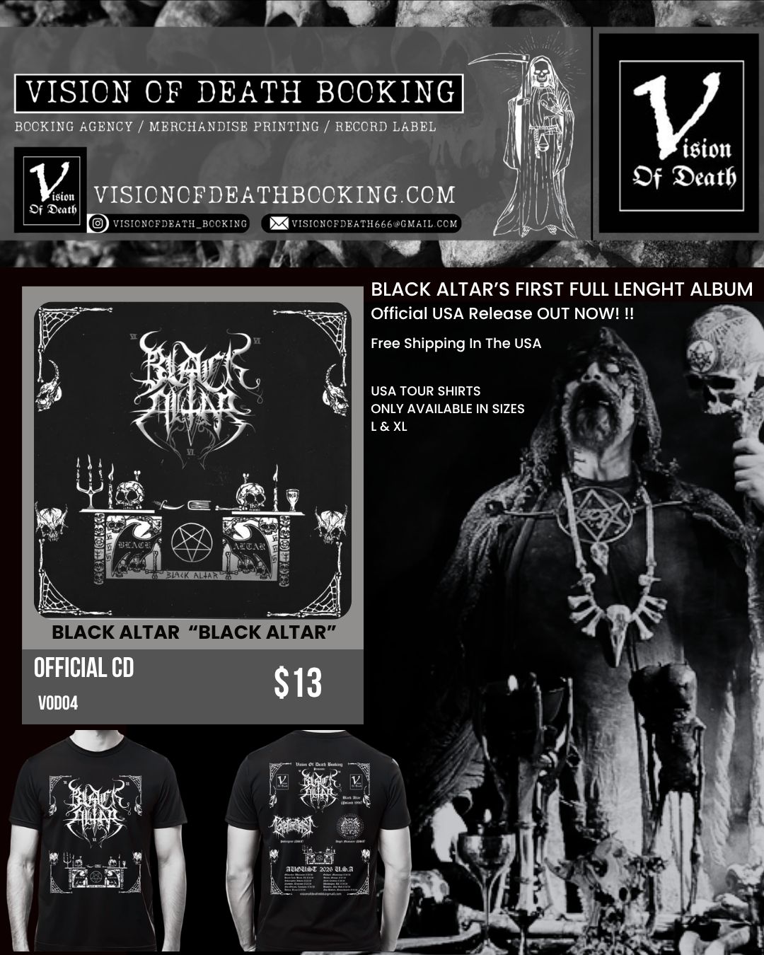 Black Altar "Black Altar" CD