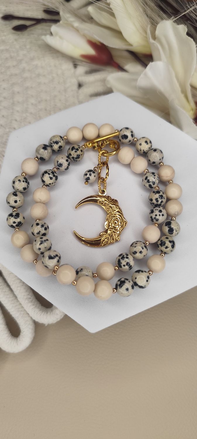 Jaspis Dalmatyński, kamień rzeczny i lunula