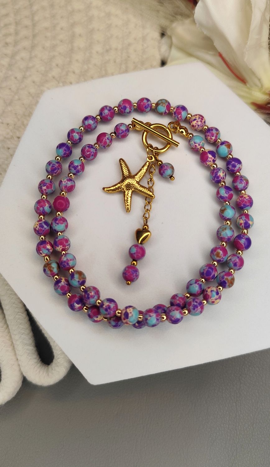 Jaspis Cesarski z Rozgwiazdą