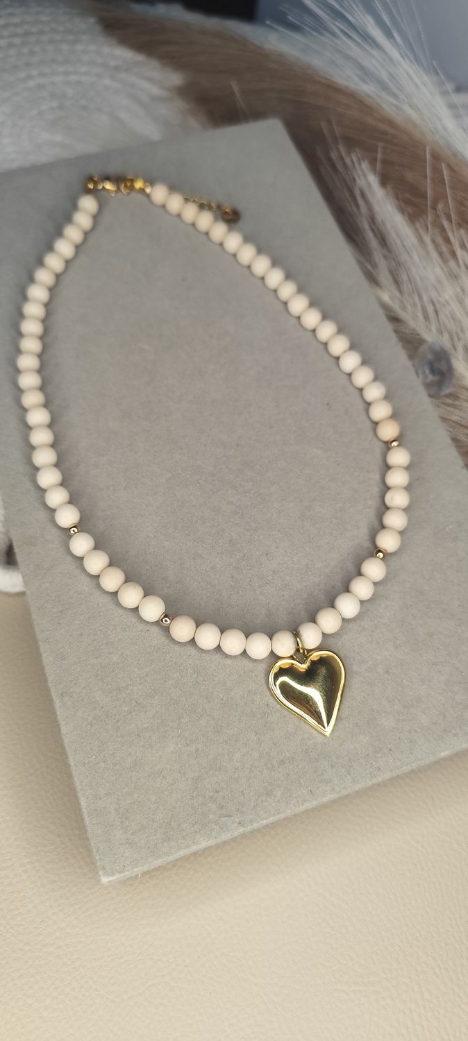 Kamień rzeczny z sercem