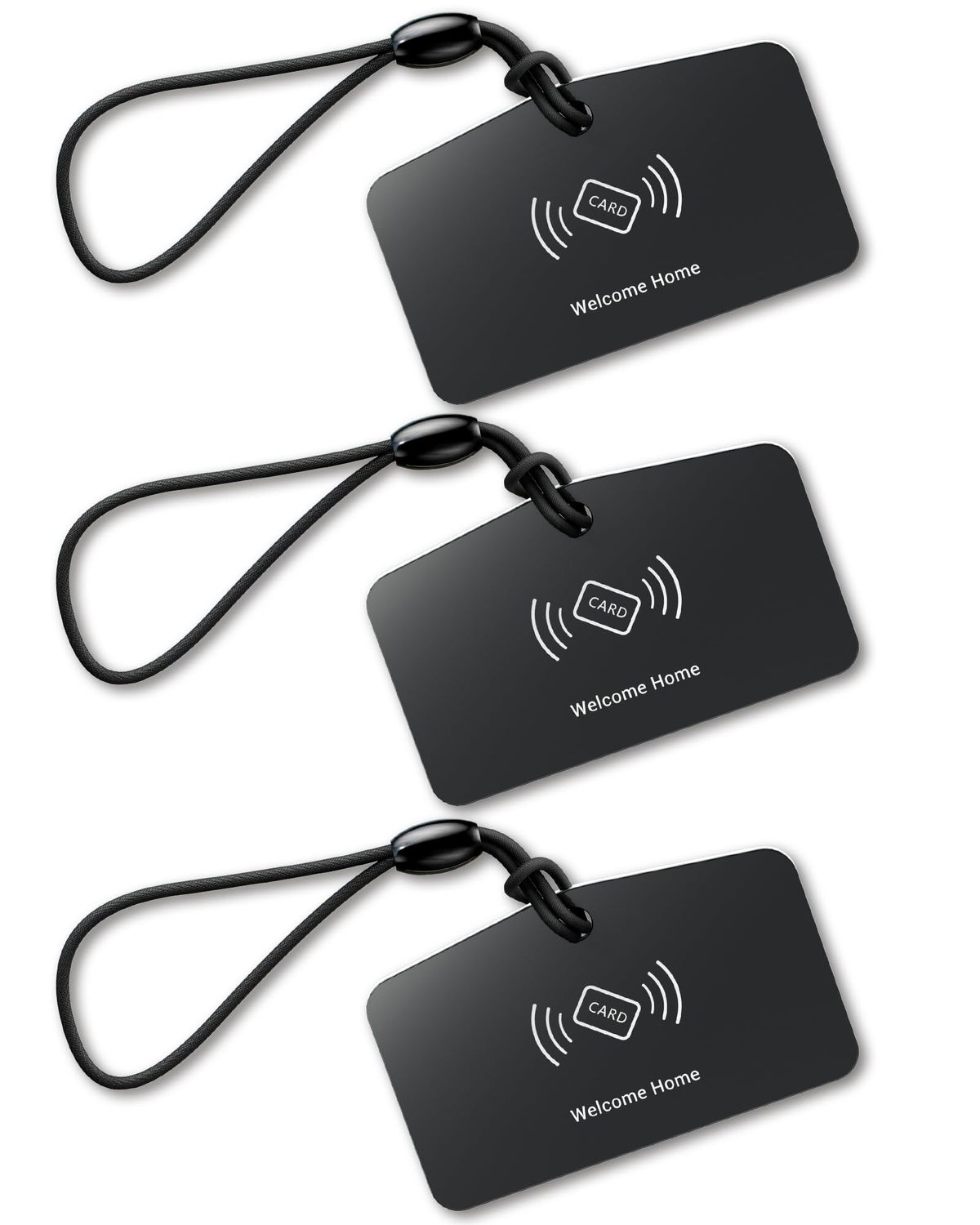 Veise VK01 IC Cards for Smart Lock, MHz RFID Key Fobs for Keyless Entry Door Deadbolt Compatible to Multiple Apps (3 Pack)