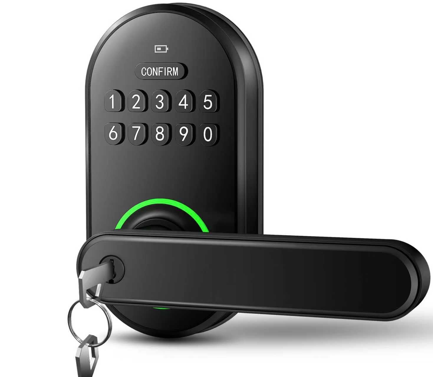 Smart Keypad Door Lock, Keyless Entry Locks with Auto-Lock, knob with One-Time Codes, Deadbolt for Bedrooms