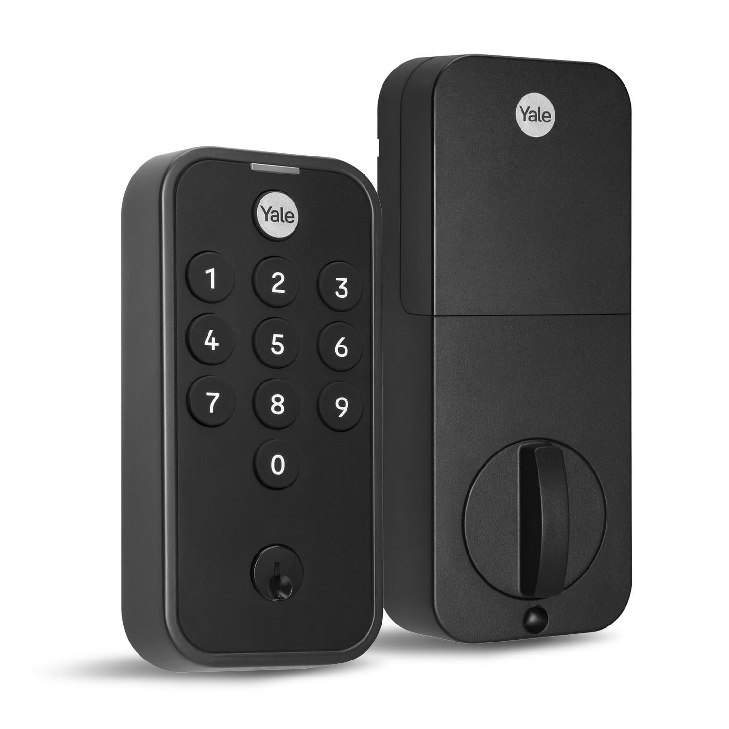 Yale Black Code Keypad Deadbolt Front Door Lock for Keyless Entry, YED-NR-BSP