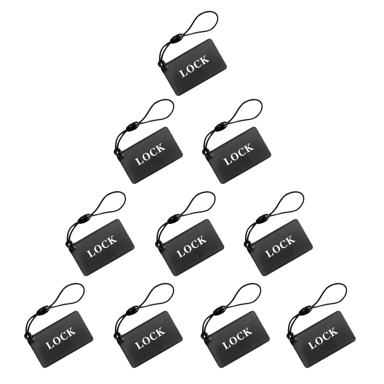 10-Piece IC Cards - RFID Key Fobs for Smart Locks, MHz, Compatible with Tuya and TTLock Systems