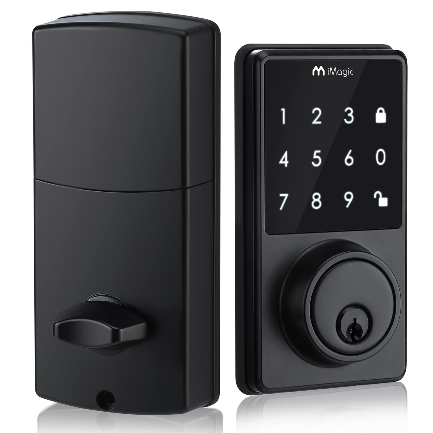 iMagic Touch Screen Deadbolt, Keyless Entry Deadbolt Lock, Electronic Keypad Door Auto Lock
