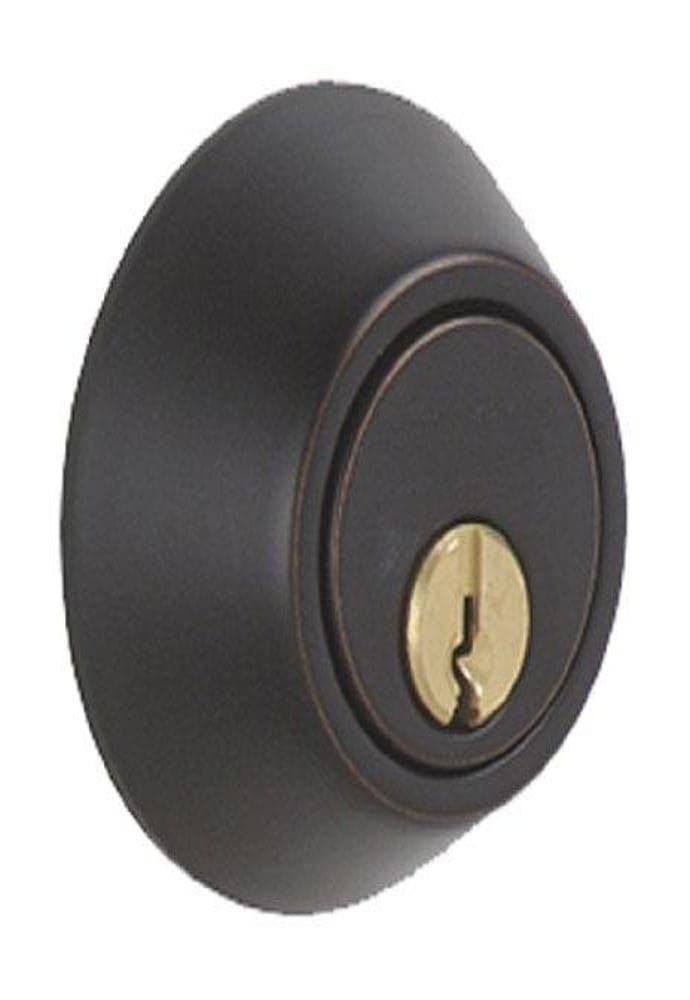 J-Series by Schlage Deadbolt with Standard Trim, Keyed 1 Side, Highest Residential Security, Aged Bronze