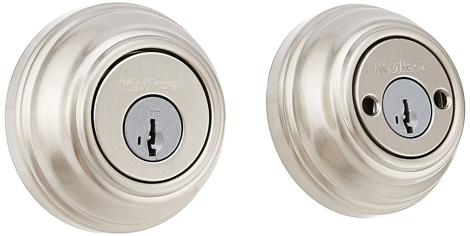 Kwikset Double Cylinder Deadbolt featuring SmartKey® in Satin Nickel