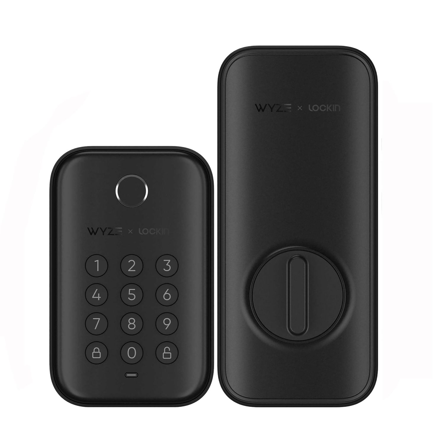 Wyze Auto-Lock Bolt, Fingerprint Unlock with Keypad, Electronic Digital Entry Door Smart Deadbolt Lock, IPX5 Weatherproof