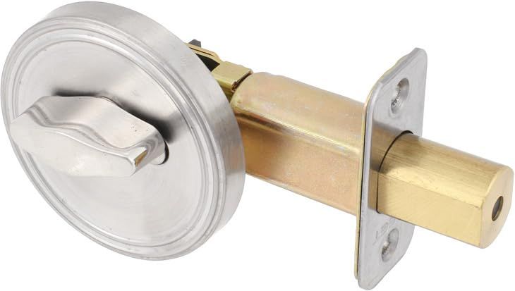 Delaney Hardware -S-US15-One-Sided Deadbolt Half Bore One Sided Bore, Satin Nickel